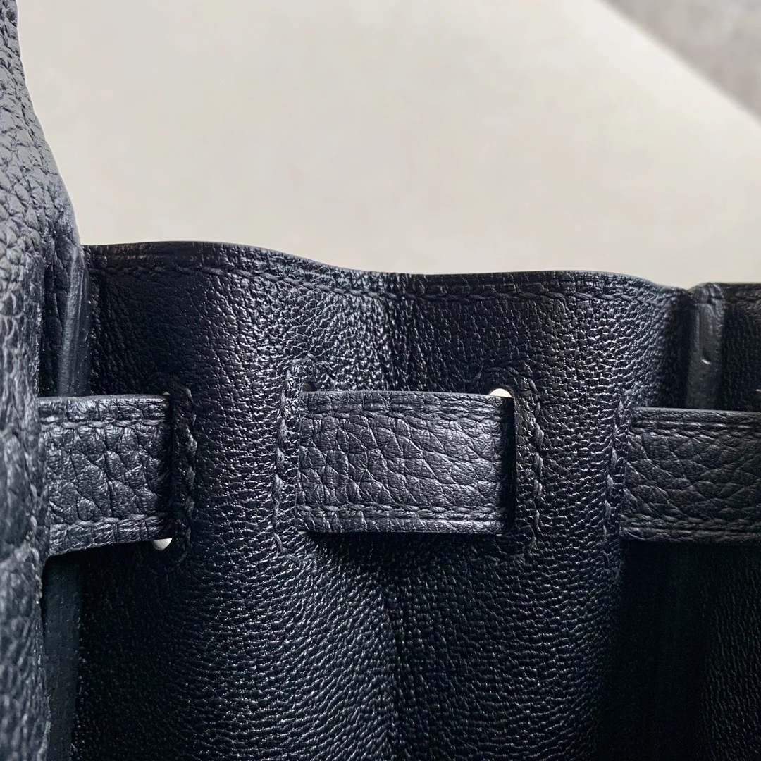 Hermès（爱马仕）Kelly Ado 凯莉双肩包 背包 黑色 金扣 原厂TC皮 全手缝
